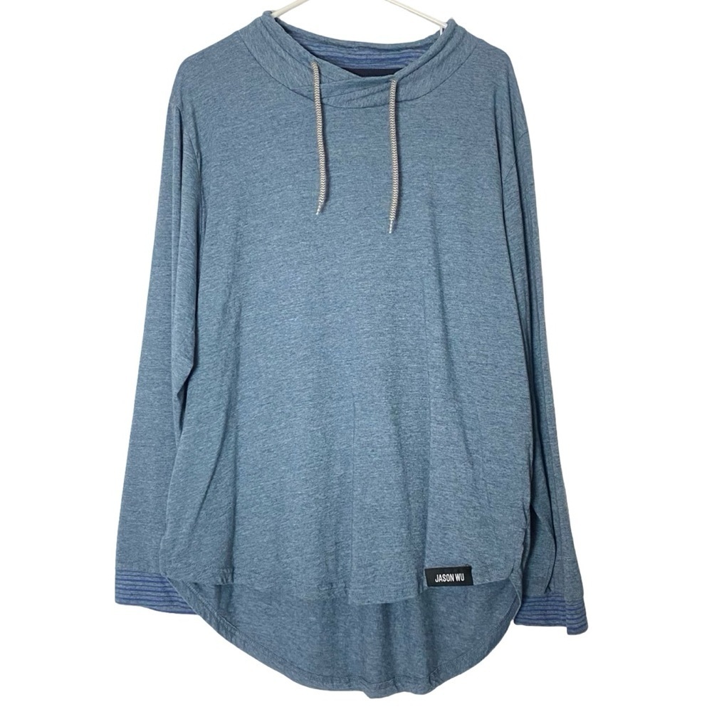 Jason Wu x Eva Air Shirt Tshirt Tee Mens Size XL Blue Long Sleeve Light Weight